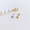 Picture of Eco-friendly Brass Crimp Beads Stoppers For Bracelet Necklace Ends Jewelry Making Accessories Barrel Multicolor 3mm x 2mm