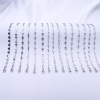 Picture of Eco-friendly 304 Stainless Steel Ins Style Handmade Link Chain Bracelets Silver Tone Heart Hollow