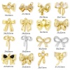 Picture of Eco-friendly Brass Clothes Charms Multicolor Bowknot Micro Pave Clear Cubic Zirconia