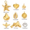 Picture of Vacuum Plating 304 Stainless Steel Valentine's Day Charms Multicolor Ball Heart Hollow