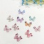 20 個 テリレン リアル 蝶 DIY手作りクラフト素材アクセサリー 多色 蝶 多層 3cm、 の画像