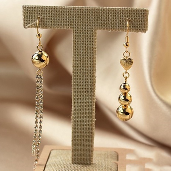 Picture of 1 Piece Brass Geometric Charms Real Gold Plated Ball 3D