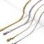 Image de 1 Pièce Colliers en 304 Acier Inoxydable Chaîne Maille Serpent
