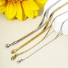 Picture of 304 Stainless Steel Snake Chain Necklace For DIY Jewelry Making