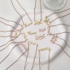 Picture of 304 Stainless Steel Customized Name Personalized Letter Connector Charm Pendant