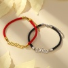 Picture of 304 Stainless Steel Customized Name Personalized Letter Connector Charm Pendant