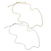 Bild von 1 Strang 304 Edelstahl Schlangenkette Kette Einstellbare Slider/ Slide Bolo Halskette Schiebe-Halskette 58cm lang