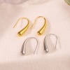 Picture of Eco-friendly Stylish Ins Style Multicolor 304 Stainless Steel Drop Smooth Blank Earrings For Women Party