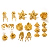 Picture of Vacuum Plating Simple & Casual Ocean Jewelry 18K Gold Plated 304 Stainless Steel Shell Earrings For Women Party