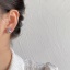 Immagine di 1 Paio Ecologico Semplice & Casual Semplice Multicolore Ottone Anello Circolo Orecchini a Perno Per Donne Festa
