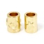 Picture of Eco-friendly Brass Galaxy Beads For DIY Jewelry Making 18K Real Gold Plated Cylinder Star