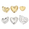 Picture of Vacuum Plating 304 Stainless Steel Valentine's Day Charms Multicolor Heart