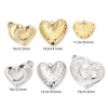Picture of Vacuum Plating 304 Stainless Steel Valentine's Day Charms Multicolor Heart