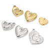 Picture of Vacuum Plating 304 Stainless Steel Valentine's Day Charms Multicolor Heart