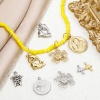 Bild von 1 Stück Vakuumbeschichtung 304 Edelstahl Stilvoll Charms Schirm Bunt