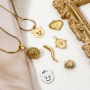 Picture of Vacuum Plating 304 Stainless Steel Simple Charms Multicolor Halloween Devil Hollow