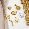 Picture of Vacuum Plating 304 Stainless Steel Simple Charms Multicolor Halloween Devil Hollow