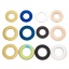 Bild von 304 Edelstahl Haustier-ID-Hundehalsband-Namensschild Leere Stempeletiketten Charms Ring Bunt Doppelseitiges Polieren