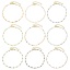 Immagine di 1 Pz Placcatura Sottovuoto 304 Acciaio Inossidabile Catena delle Labbra Cavigliere Placcato Oro 18K Smalto 24.5cm lunghezza