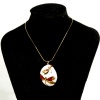 Picture of Eco-friendly Vacuum Plating 304 Stainless Steel Flora Collection Pendants Gold Plated Enamel