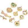 Picture of Vacuum Plating 304 Stainless Steel Charms 18K Gold Plated