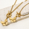 Picture of Vacuum Plating 304 Stainless Steel Pendant Necklace 18K Gold Plated