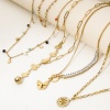 Picture of Vacuum Plating 304 Stainless Steel Pendant Necklace 18K Gold Plated