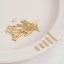 Immagine di 10 Pz Ottone Perline per la Creazione di Gioielli con Fai-da-te 14K Vero Oro Placcato Tubo