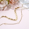 Picture of 304 Stainless Steel Link Cable Chain Necklace Gold Plated