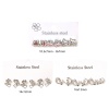 Picture of 304 Stainless Steel Ear Post Stud Earrings Set Silver Tone