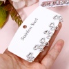 Picture of 304 Stainless Steel Ear Post Stud Earrings Set Silver Tone
