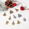 Bild von Messing Charms Weihnachten Weihnachtsbaum Micro Pave Bunt Zirkonia