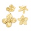 Picture of Eco-friendly Vacuum Plating 304 Stainless Steel Flora Collection Pendants 18K Real Gold Plated Flower Leaf