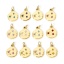 Immagine di 1 Pz Placcatura Sottovuoto Ecologica 304 Acciaio Inossidabile Galassia Ciondoli Irregolare 14K Vero Oro Placcato Stella Multicolore Strass 23mm x 15mm