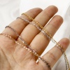 Picture of 304 Stainless Steel Link Cable Chain Necklace For DIY Jewelry Making With Lobster Claw Clasp And Extender Chain 45cm(17.7") long, Chain Size: 1.6mm