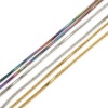 Picture of 304 Stainless Steel Snake Chain Necklace For DIY Jewelry Making With Lobster Claw Clasp Chain Size: 1.5mm