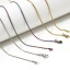 Immagine di 1 Pz 304 Acciaio Inossidabile Catena di Serpente Collana Con Aragosta Fermagli Fibbia Dimensione della Catena 1.3mm