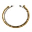 Image de 1 Pièce Collier Tour de Cou en 304 Acier Inoxydable Spiral 42cm long