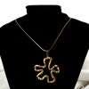 Picture of Eco-friendly Vacuum Plating 304 Stainless Steel Galaxy Pendants 18K Real Gold Plated Sun Moon