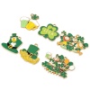 Image de 10 Pcs Pendentifs Fête de la St Patrick en Alliage de Zinc Doré Multicolore Émail