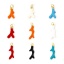 Bild von Umweltfreundlich Messing Ozean Schmuck Charmes 18K Echtgold plattiert Koralle Emaille