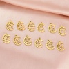 Immagine di 3 Pz 304 Acciaio Inossidabile Ciondoli Luna Costellazione Filigrana 13mm x 10mm