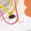 50 PCs Zinc Based Alloy Charms Gold Plated Multicolor Cat Animal Enamel の画像