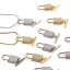 Immagine di 1 Serie Ottone Alternare Fermagli Serratura Multicolore Micro Spianare Trasparente Cubic Zirconiae