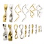 Picture of 304 Stainless Steel Pendants Twist Rectangle