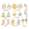 Изображение 3 PCs 304 Stainless Steel Christmas Charms Hollow