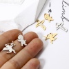 3 PCs 304 Stainless Steel Religious Charms Hollow の画像