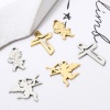 3 PCs 304 Stainless Steel Religious Charms Hollow の画像