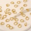 Immagine di 10 Pz Ecologico Ottone Corda di Collana Tappi Terminali a Punta di Perline con Foro per Infilare Collana Bracciale Realizzazione di Gioielli Tondo Multicolore 7.2mm