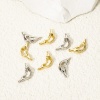 Picture of Brass Connectors Charms Pendants Hand Sign Gesture Heart Multicolor 3D 14.5mm x 7mm